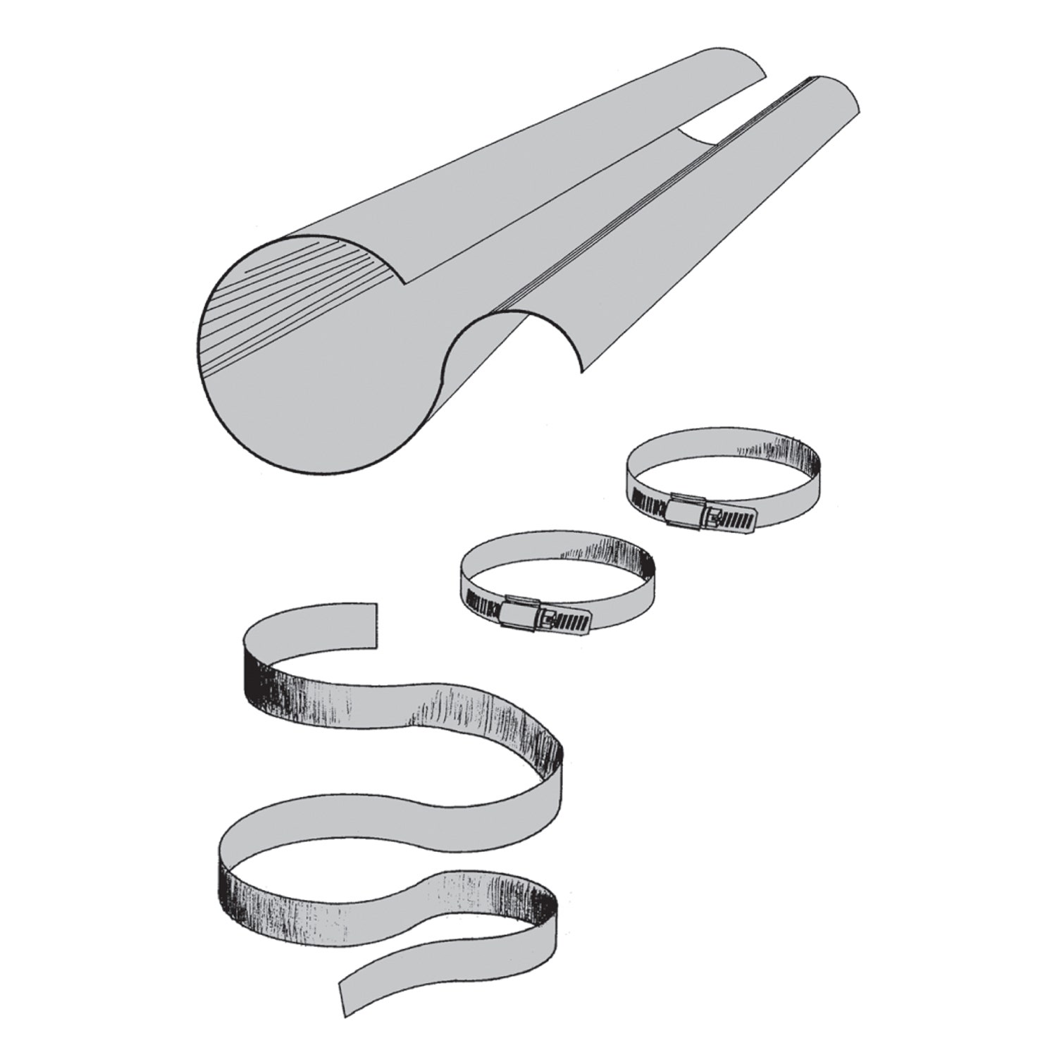 Nickson Industries 17050 Exhaust Repair Kit   Exhaust System Repair Kit;