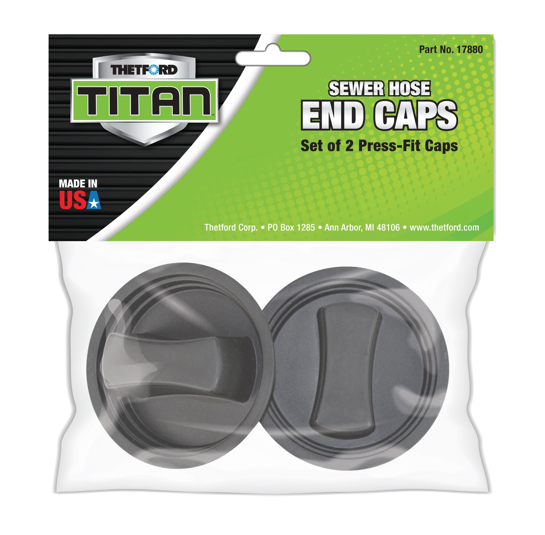 Titan Rv Sewer Hose End Caps - Thetford 17880   Sewer Hose Cap Titan (Tm);
