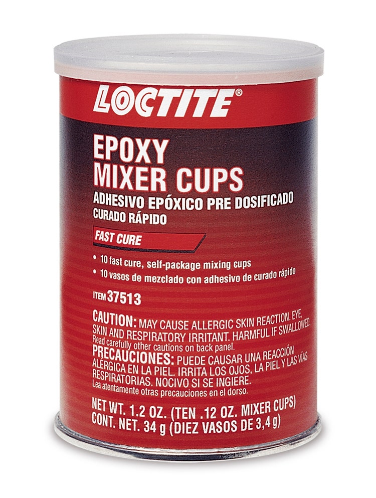 Loctite 37513 Epoxy Mixer 10-.12Oz Cups Fast Cure   Epoxy Mixer 10-.12Oz Cups