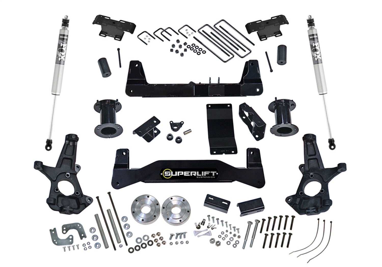 Superlift K162f Suspension Lift Kit W/Shocks Fits Sierra 1500 Silverado 1500