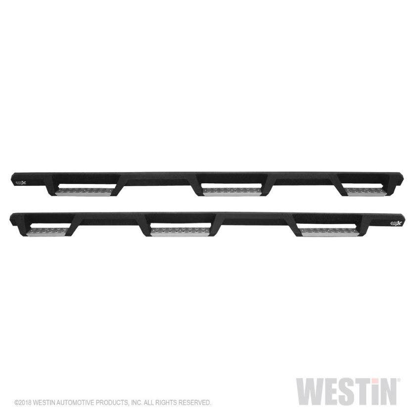 Westin 56-14115 Black Hdx Drop Nerf Step Bars Fits 2019-2021 Silverado Sierra