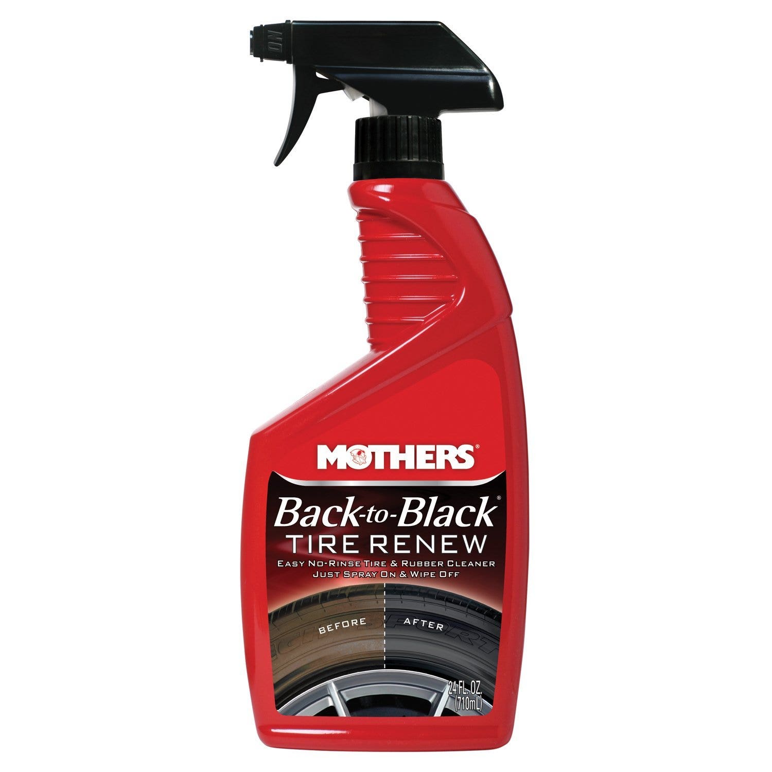 Mothers 09324 Back-To-Black Tire Cleaner, 24 Fl. Oz.   Back-To-Black Tire