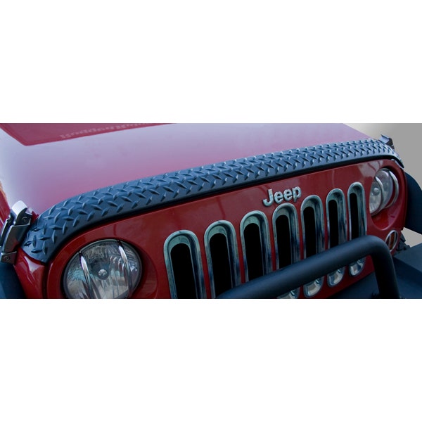 Rugged Ridge 11651.17 Body Armor Hood Stone Guard Fits 07-18 Wrangler (Jk)   Bug