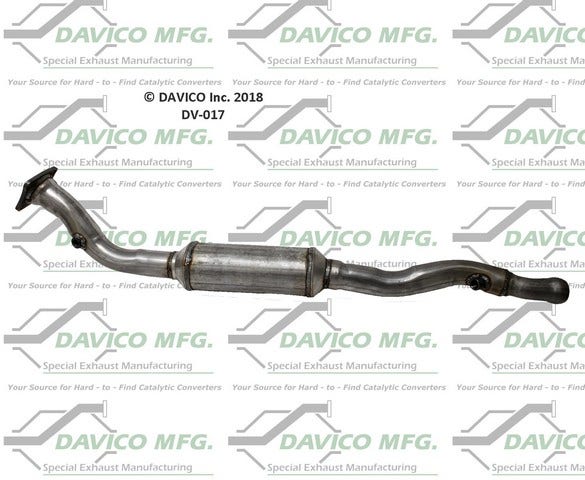 Davico Mfg Catalytic Converter P/N:Dv-017  Catalytic Converter P/N: