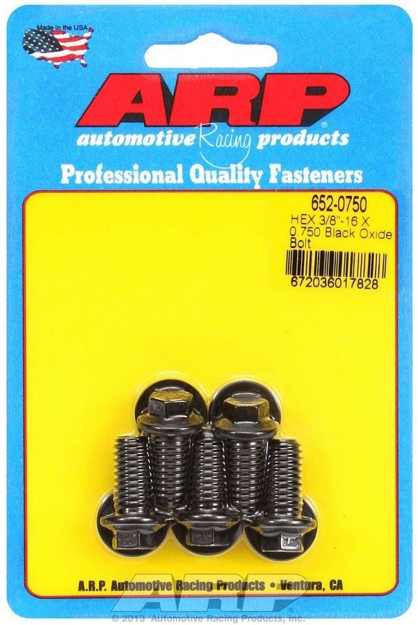Bolt Kit - 6Pt. (5) 3/8-16 X .750 Bolt Kit - 6Pt. (5) 3/8-16 X .750