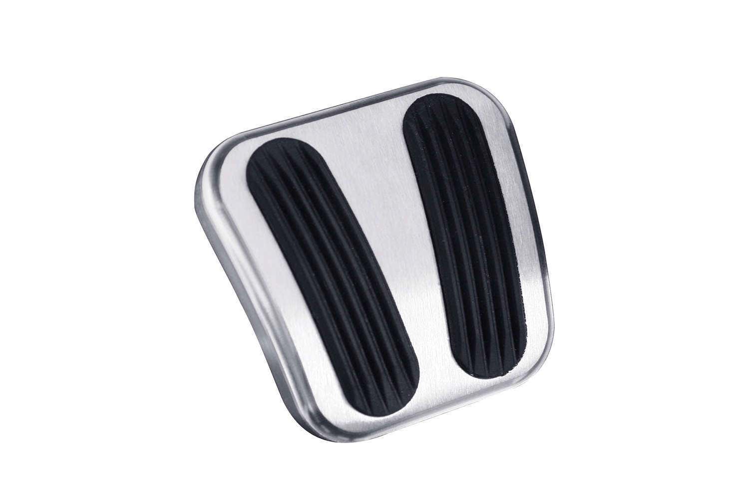 Lokar Bag-6169 Billet Aluminum Curved E-Brake Pad With Rubber   Billet Aluminum
