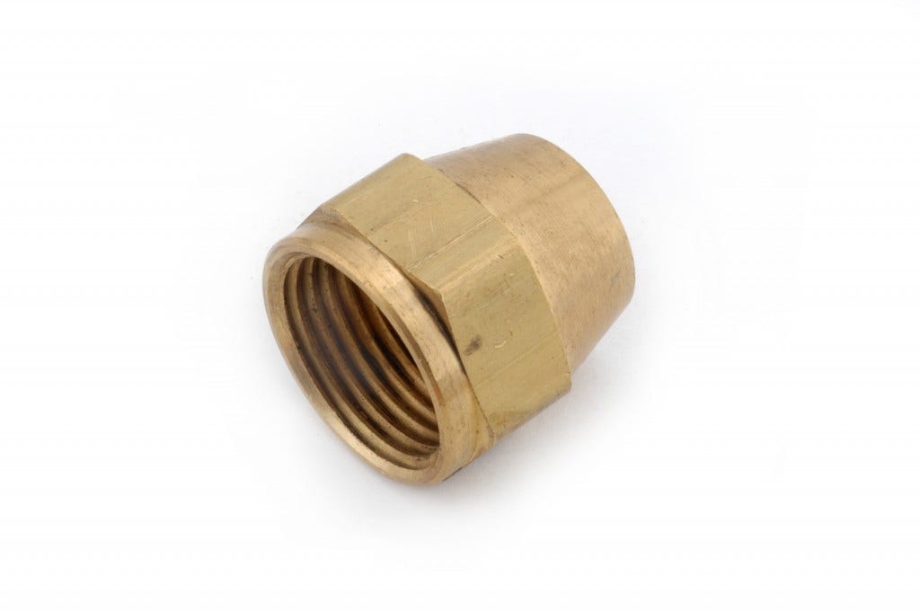 Anderson Metals 754014-06 Short Flare Nut Anderson Metals 754014-06 Short Flare