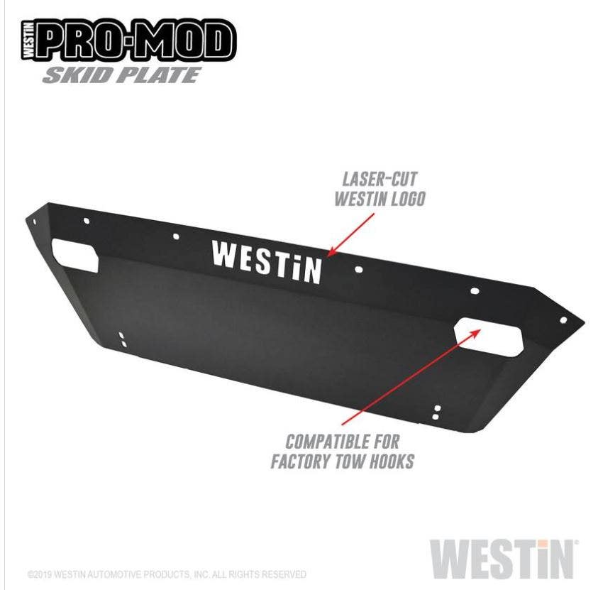 Westin Textured Black Pro-Mod Skid Plate 1500 2019 (Excl. 2019 Ram 1500