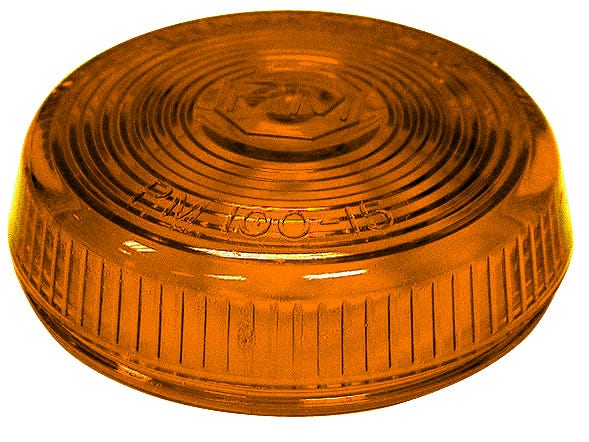 Peterson Manufacturing 10015A Amber Replacement Lens (5)  Mfg.  Turn