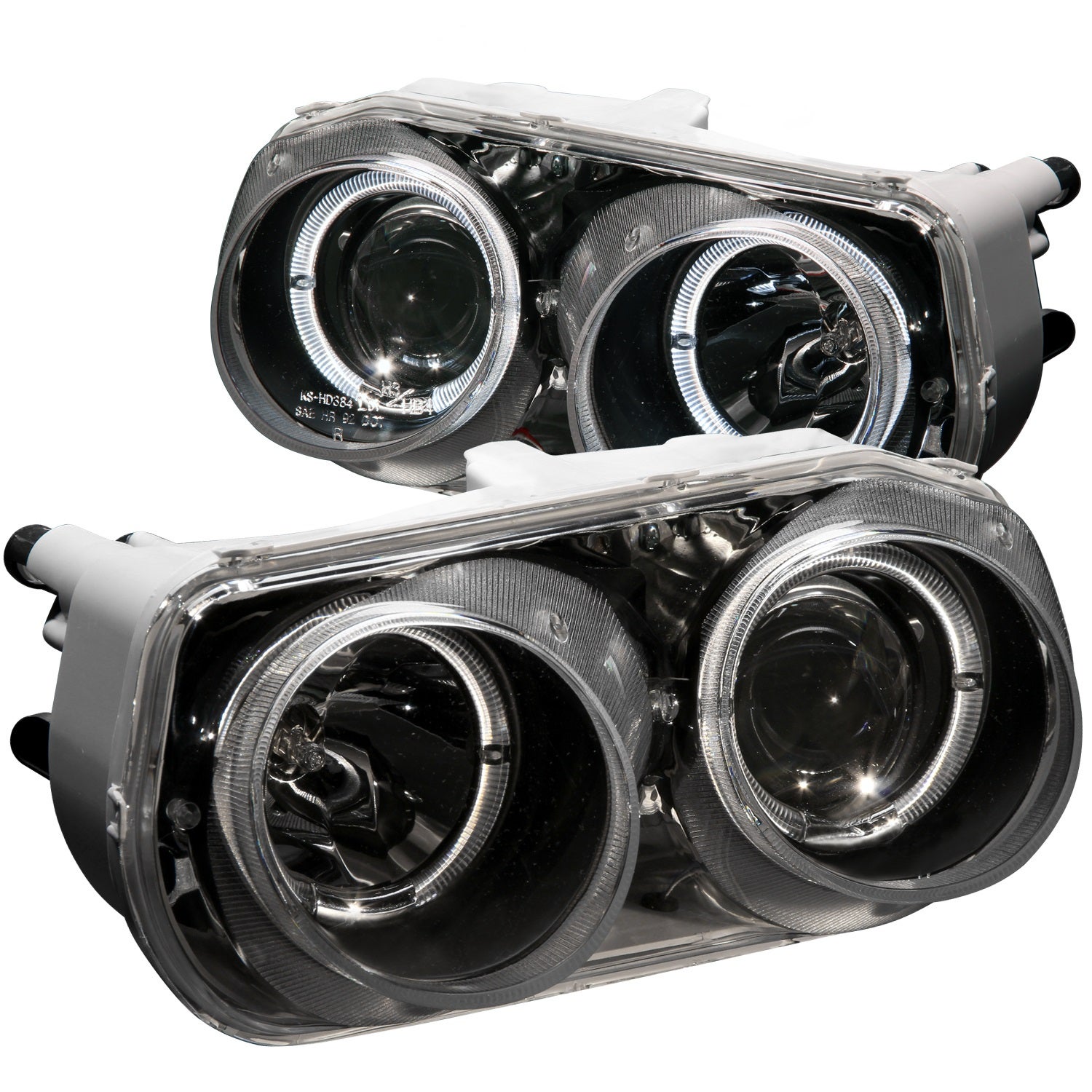 Anzo Usa 121003 Projector Headlight Set W/Halo Fits 94-97 Integra   Projector