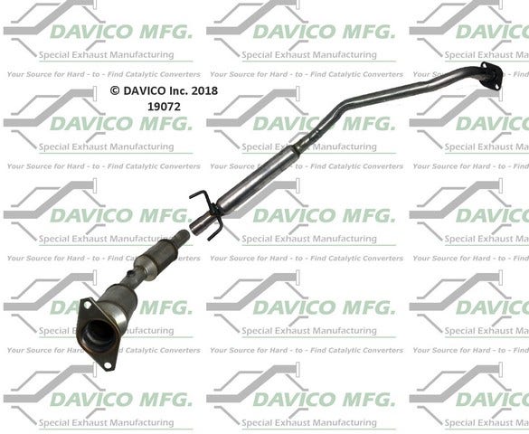 Davico Mfg Catalytic Converter P/N:19072  Catalytic Converter P/N: