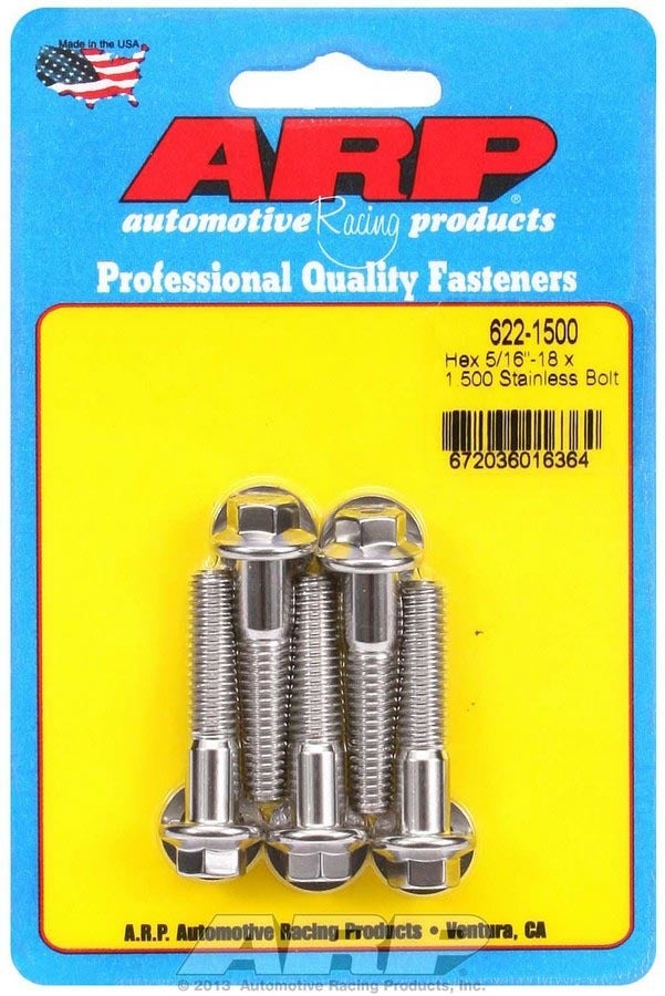 Arp 622-1500 Hex Ss Bolt Arp  Hex Ss Bolt