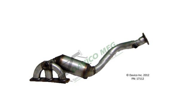Davico Mfg Catalytic Converter P/N:17112  Catalytic Converter P/N: