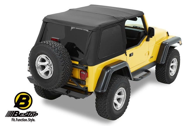 Bestop 5282335 Black Diamond Replace-A-Top For 2007-2018 Wrangler Jk Unlimited -