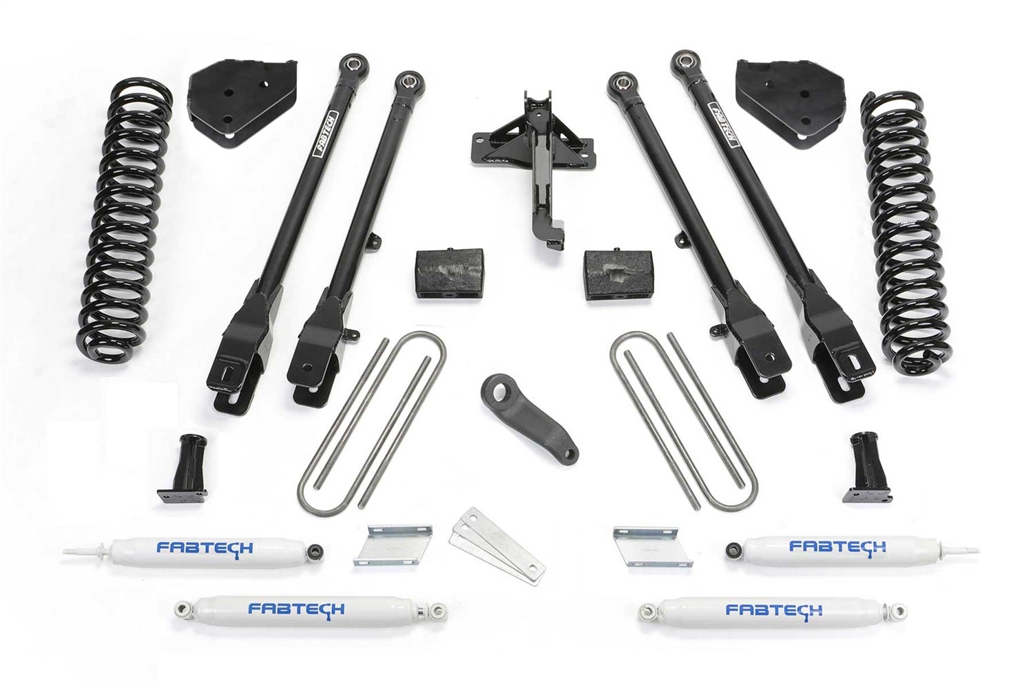 Fabtech K2257 4 Link Lift System Fits 17-21 F-250 Super Duty F-350 Super Duty