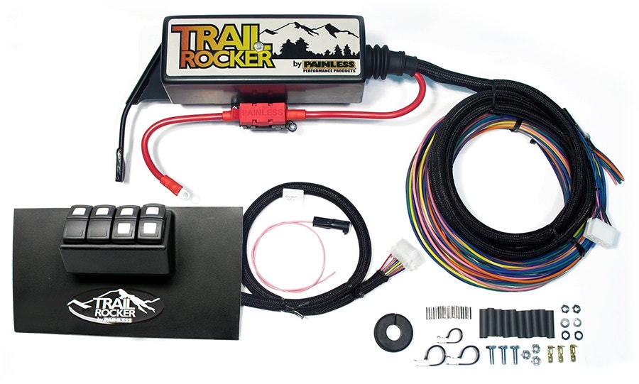 Painless Wiring 57002 8-Switch Fused Panel Fits 07-10 Wrangler (Jk)  Trail