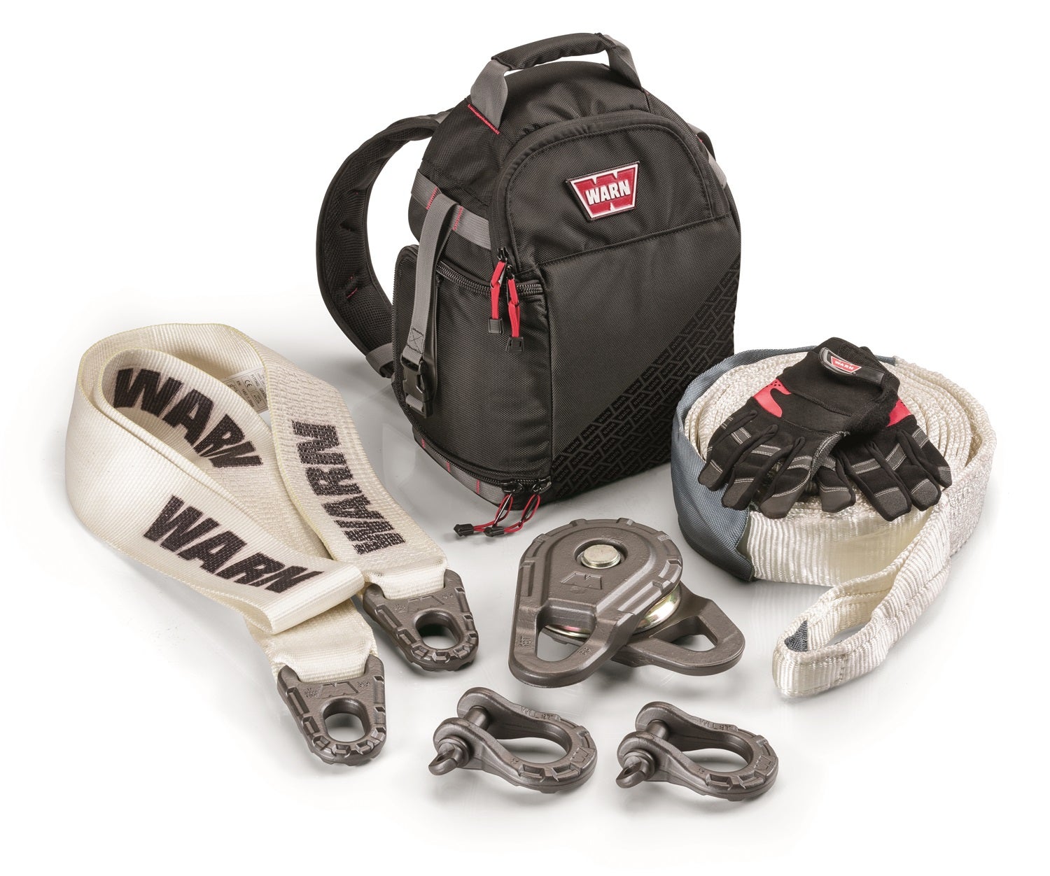 Warn 97570 Epic Recovery Kit  Industries 96550 Bumper Ascent; With Bull Bar -
