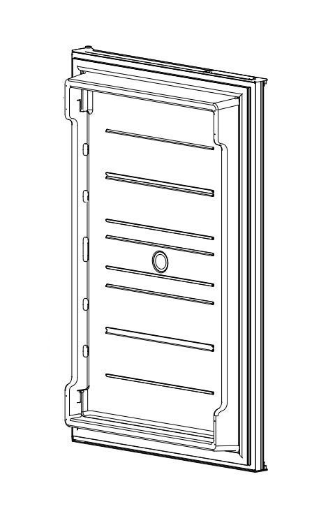 Norcold 638534 Lower Door For N8xflt   Lower Door For N8xflt