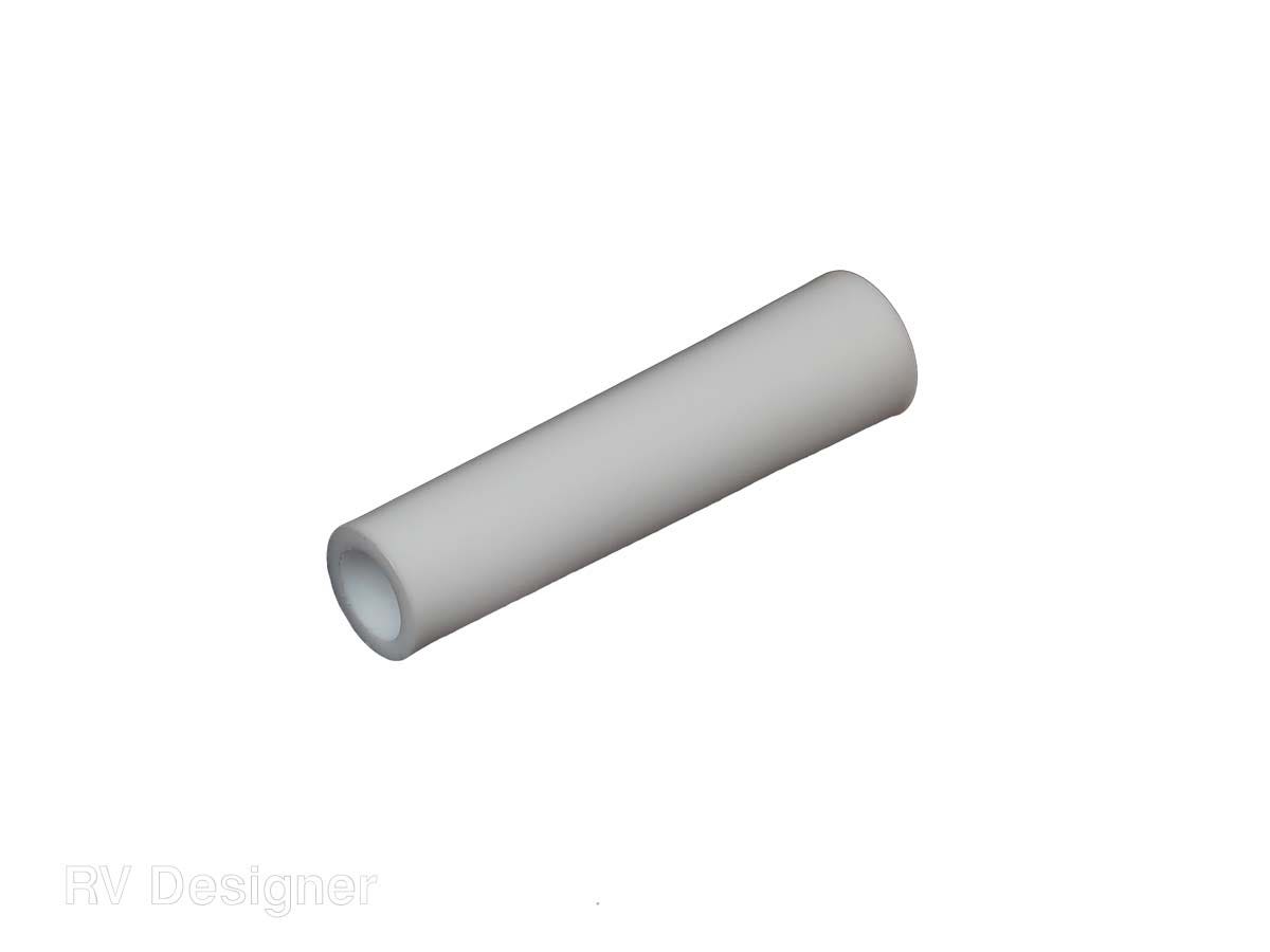 Rv Designer E229, Plastic Door Bumper, 2-7/8 Inch, White, Entry Door Hardware