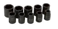 Performance Tool Mechanics M592db 10 Piece 1/2" Drive Sae Impact Socket Set