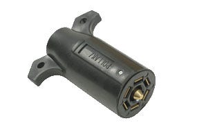 Pollak 12-706 Plastic Blade Style 7-Way Plug (5)   Trailer Wiring Connector;