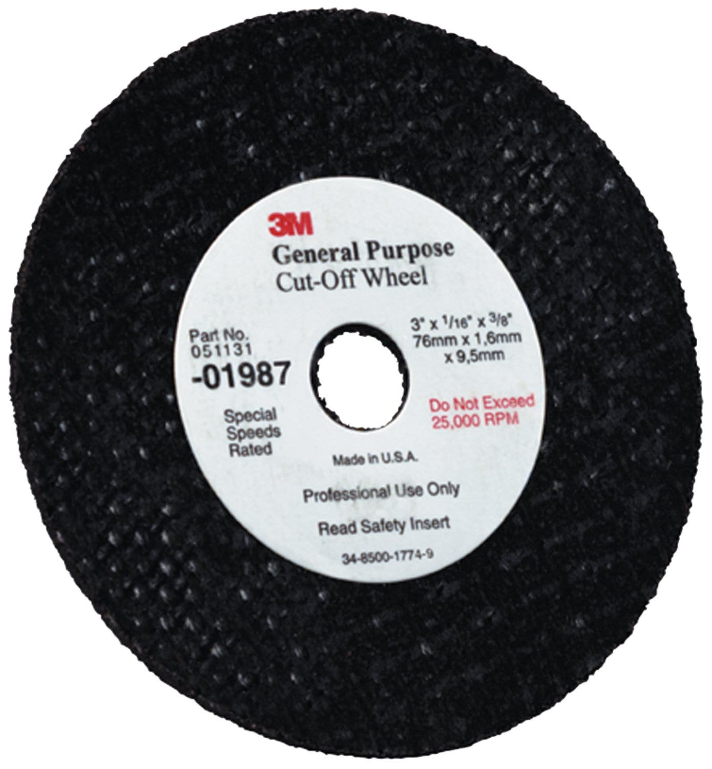 3M 01987 Cut-Off Wheel   Cut-Off Wheel