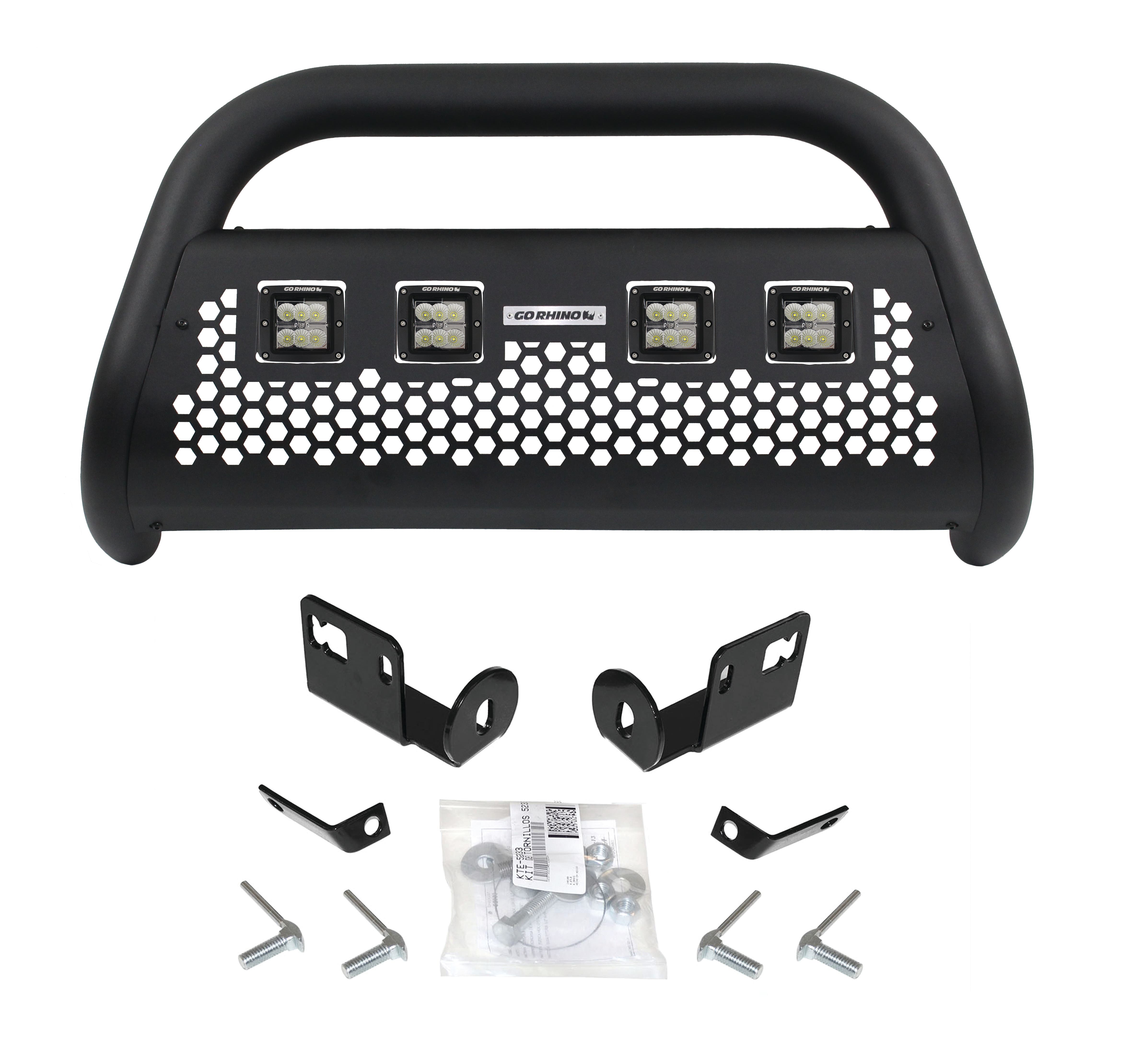 Go Rhino 55884Lt Rhino Charger 2 Rc2 Lr Complete Bull Bar Kit Fits 09-18 F-150