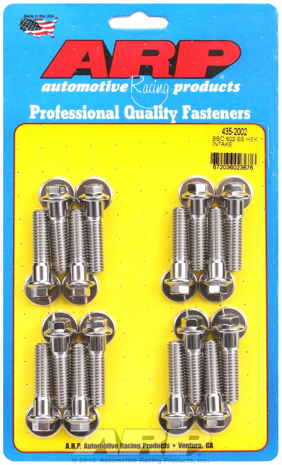 Arp 4352002 Stainless 300 Hex For Chevrolet   Intake Manifold Bolt  Engine