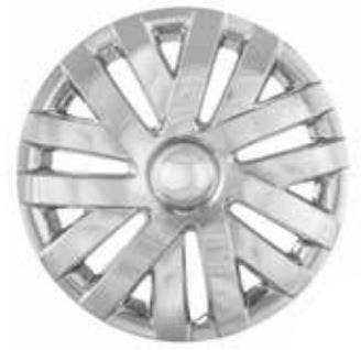 Wc 10-14 Jetta Silver 6' 7 Dbl Spk Coast2coast  Wheel Cover  Diameter (In) - 16