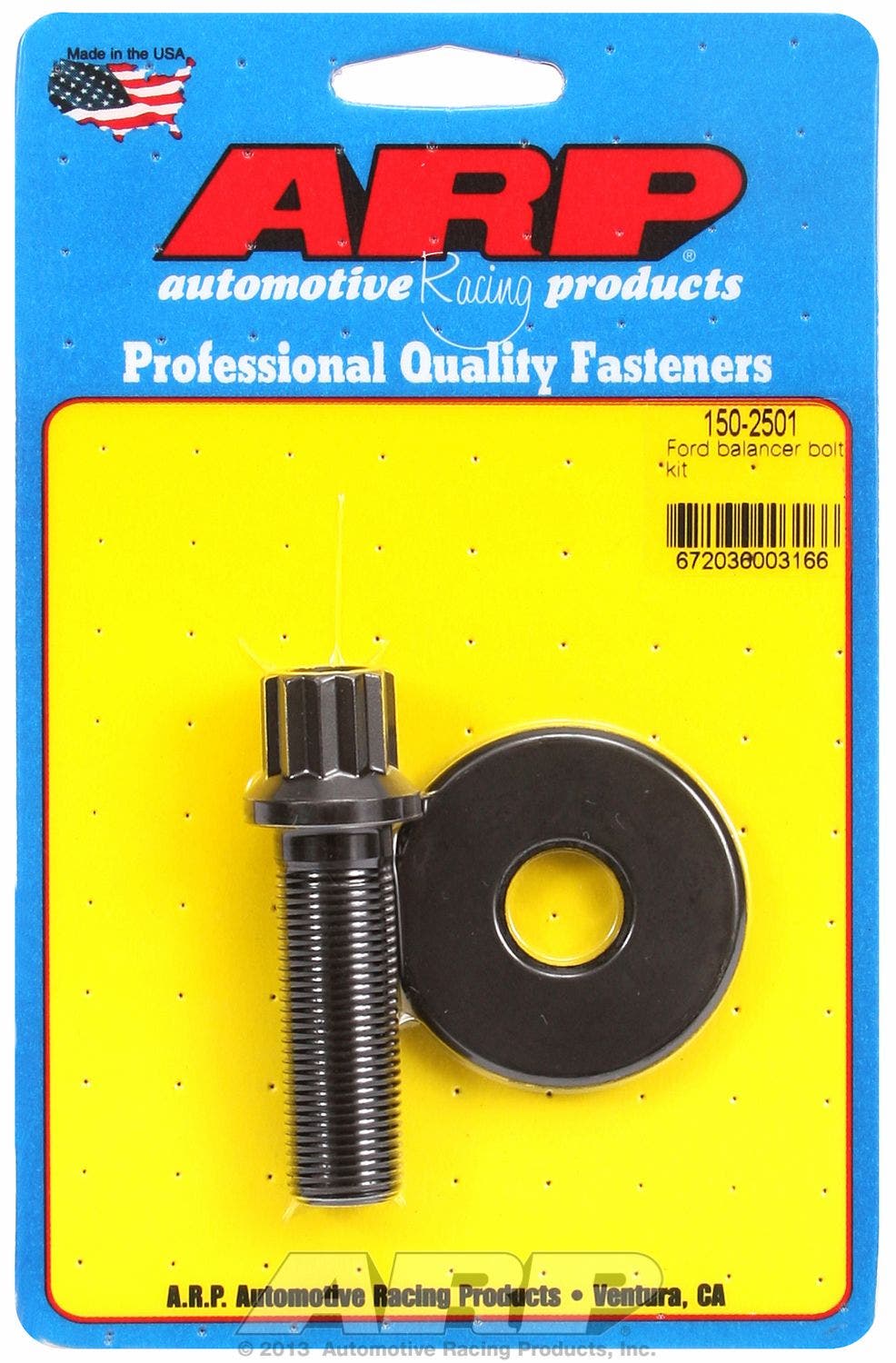 Arp 1502501 Harmonic Balancer Bolt Kit   Harmonic Balancer Bolt  Engine