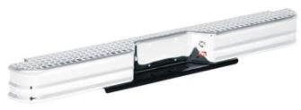 Fey 21000 Diamondstep Universal Chrome Replacement Rear Bumper (Requires Fey