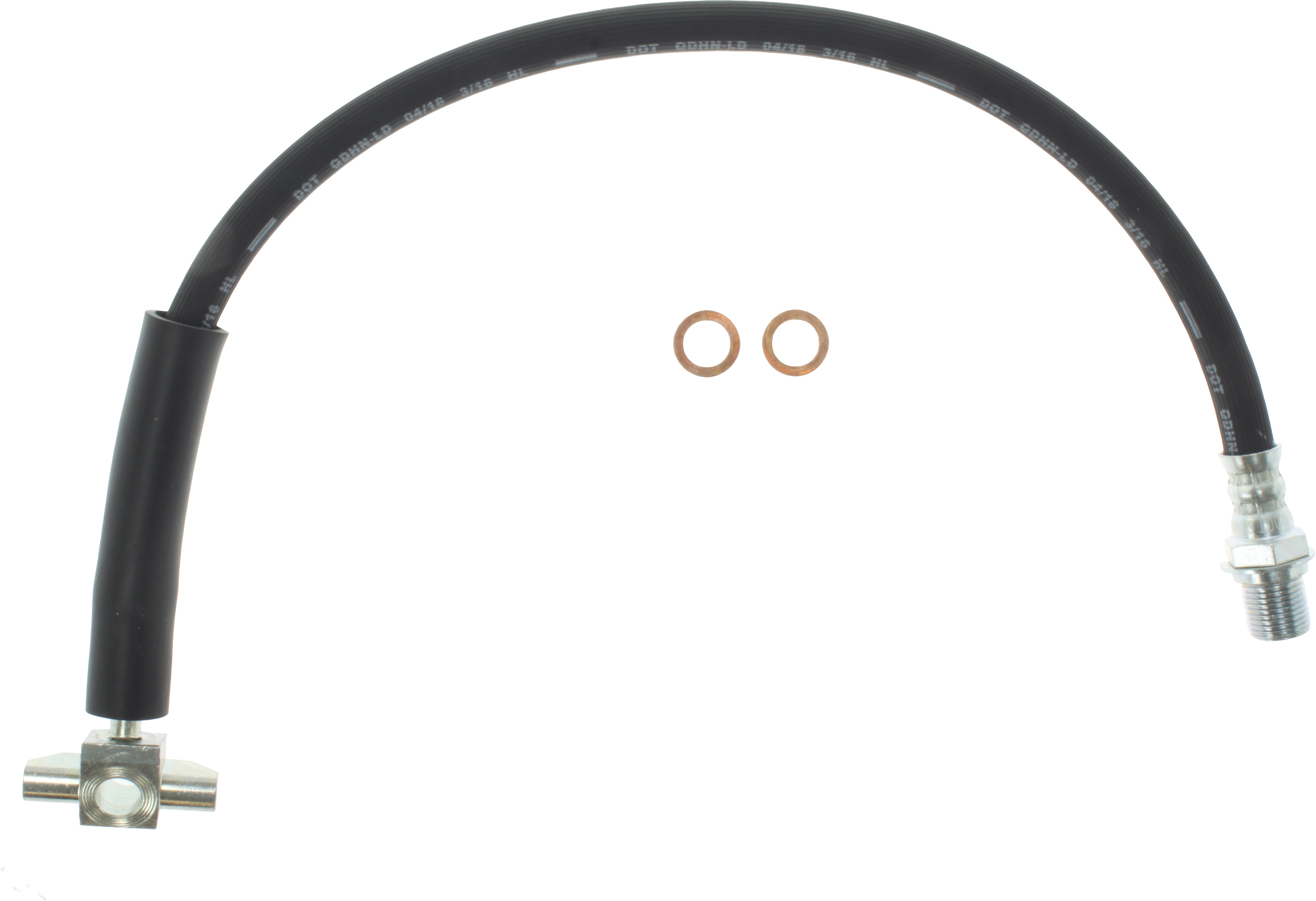 Centric Parts Brake Hydraulic Hose P/N:150.66004  Brake Hydraulic Hose P/N: