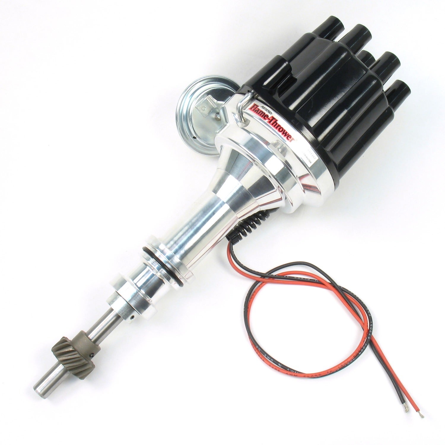 Pertronix D7131700 Flame-Thrower Vacuum Advance Black Cap Billet Electronic