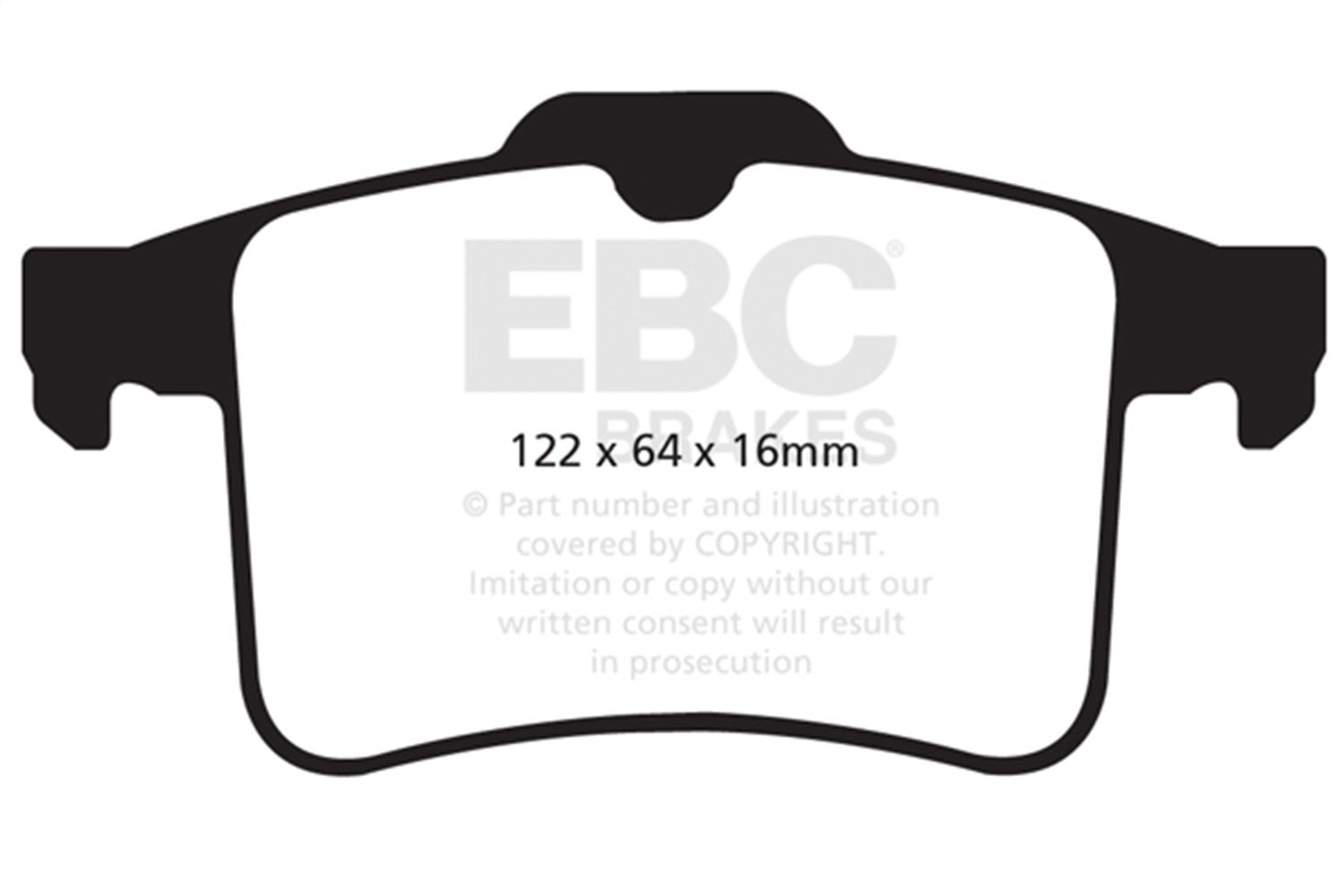 Ebc Brakes Dp42059r Yellowstuff Street And Track Brake Pads   Yellowstuff Street