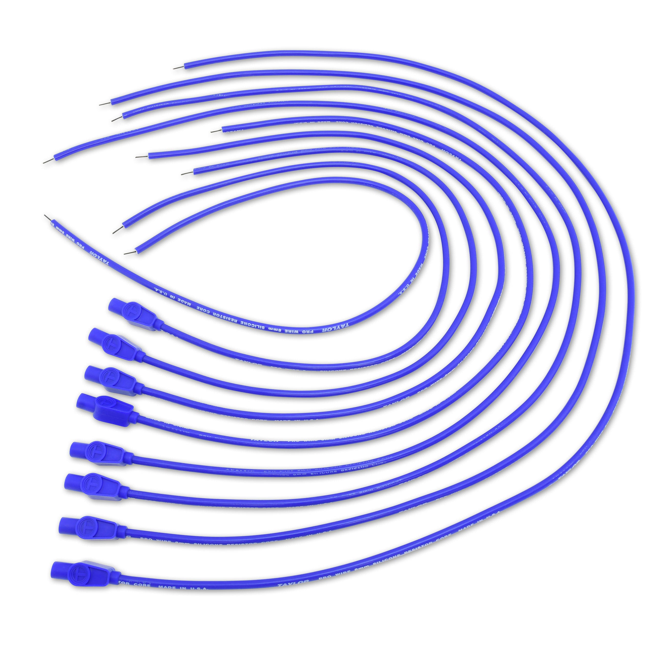 Taylor Cable 70655 8Mm Pro Wire Ignition Wire Set  70055 Spark Plug Wire Set Pro