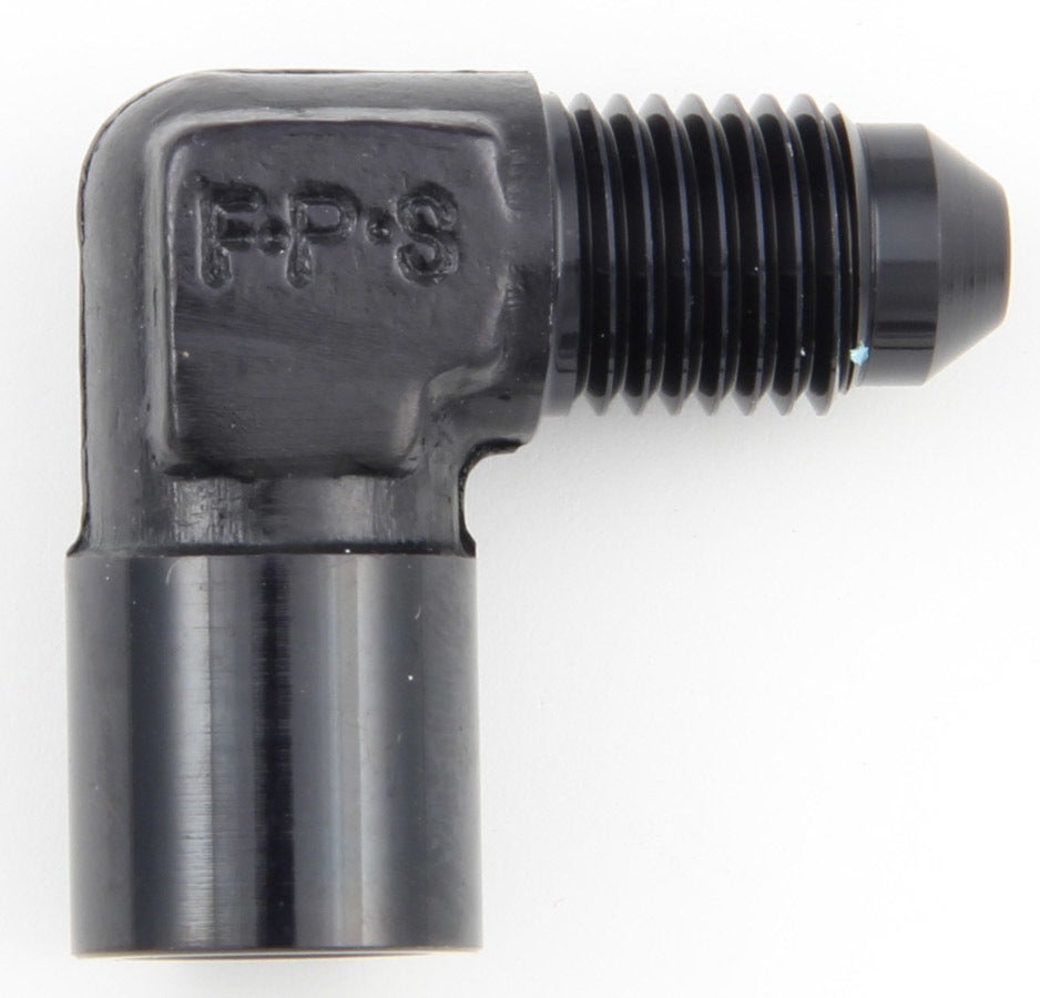 Fragola 495023-Bl Size (-4) Male X 1/8 Fpt 90┬░ Gauge Adapter Inline   Size (-4)