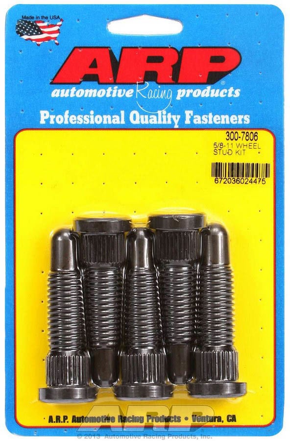 Arp 300-7806 (2.650 Uhl) Nascar Wheel Stud Kit - 5 Piece Arp  (2.650 Uhl) Nascar
