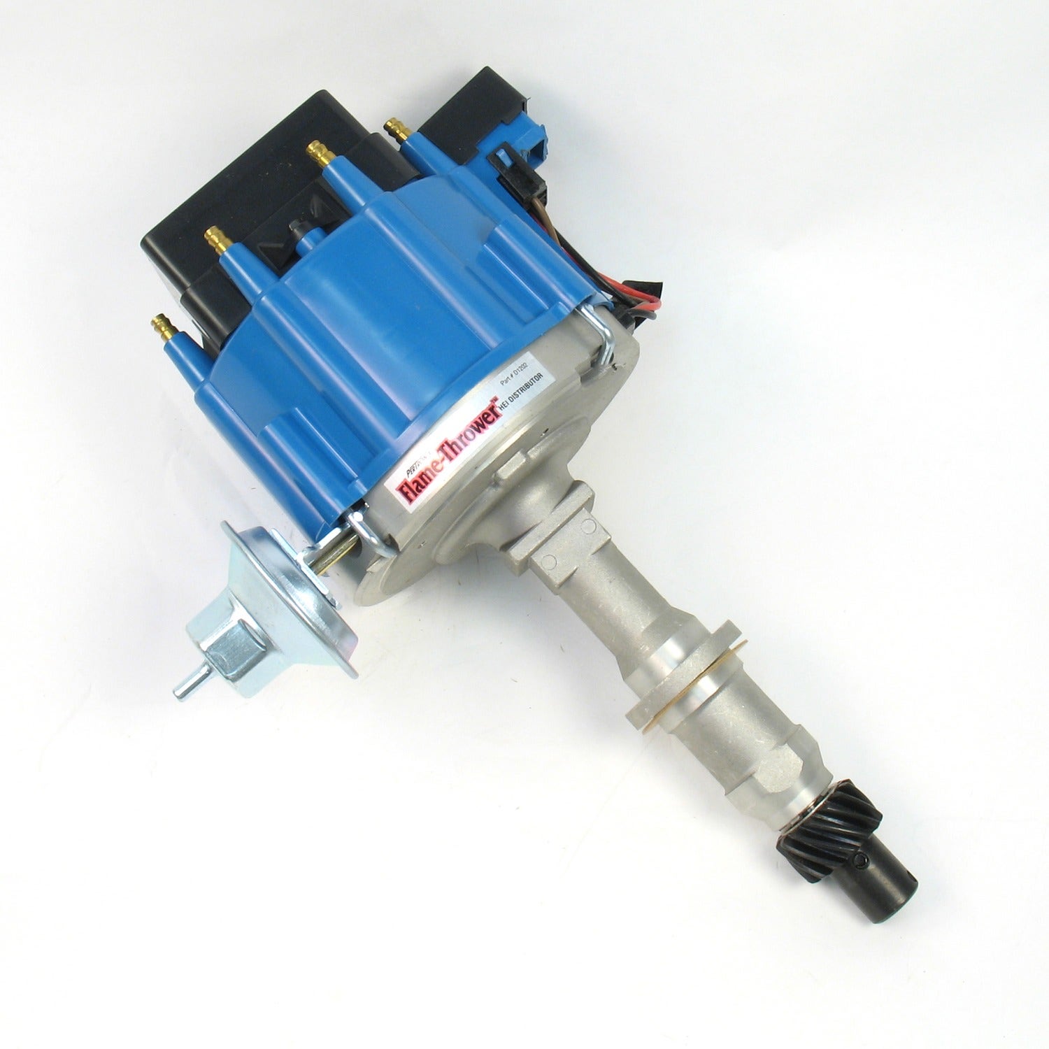 Pertronix D1202 Flame-Thrower Distributor Hei With Blue Cap For Pontiac Small