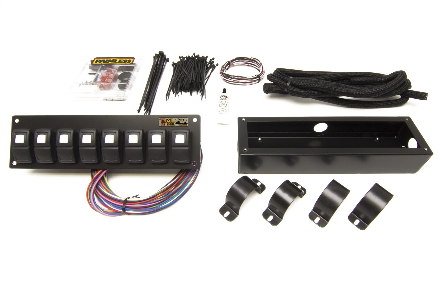 Painless Wiring 57102 Trail Rocker 8-Switch Panel   Trail Rocker 8-Switch Panel