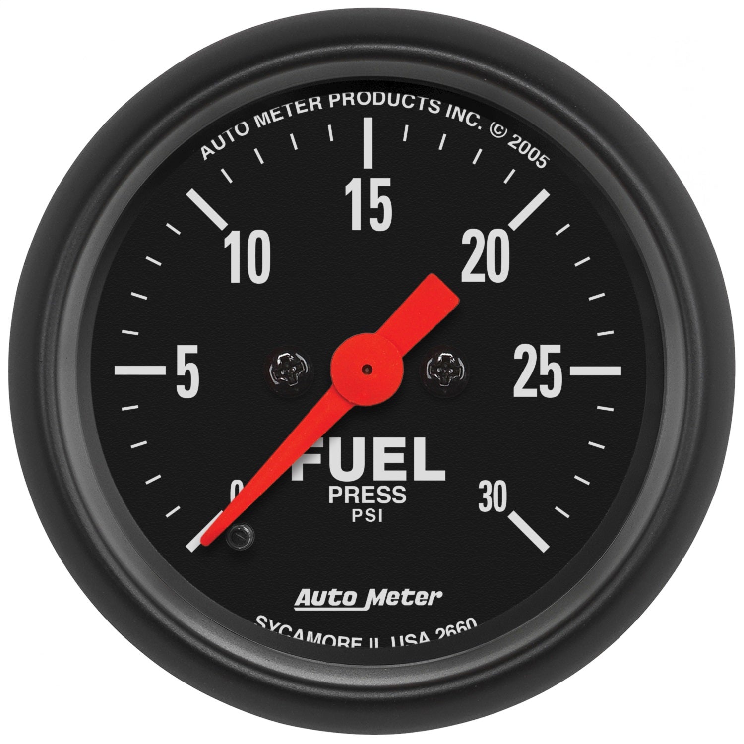 Autometer 2660 Z-Series Electric Fuel Pressure Gauge Auto Meter Products 2655