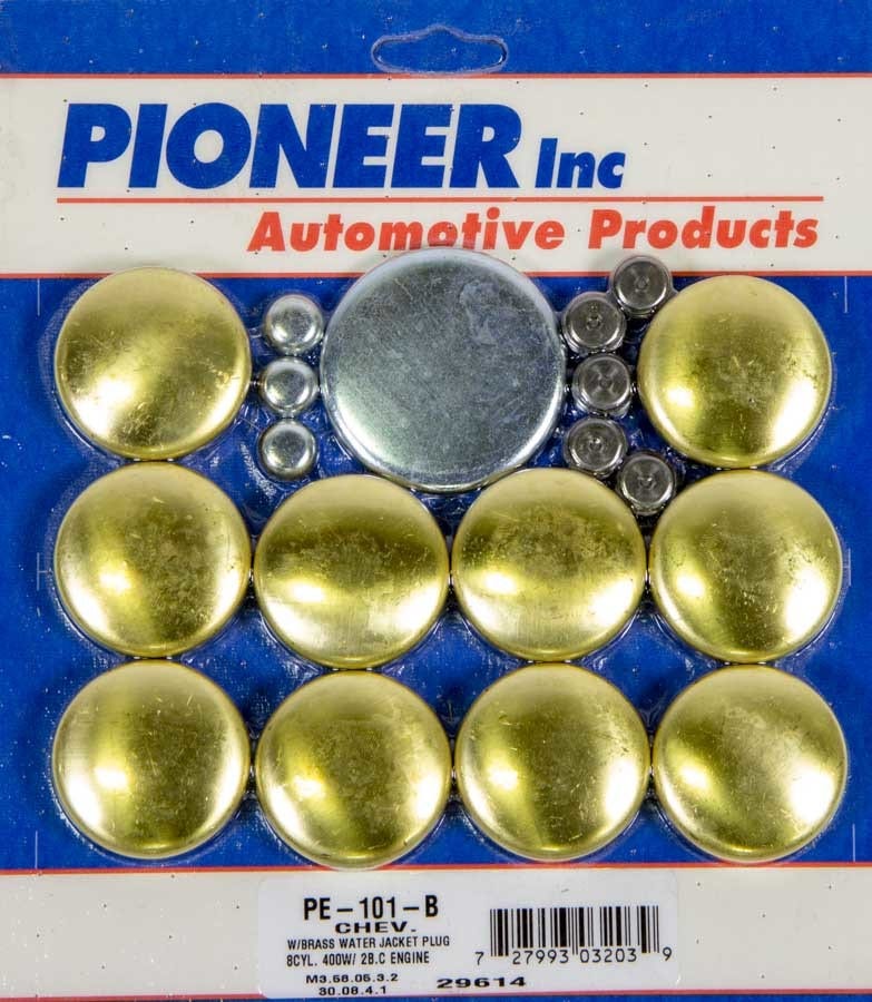 Pioneer Pe101b Brass Freeze Plug Kit  Pe101b Brass Freeze Plug Kit