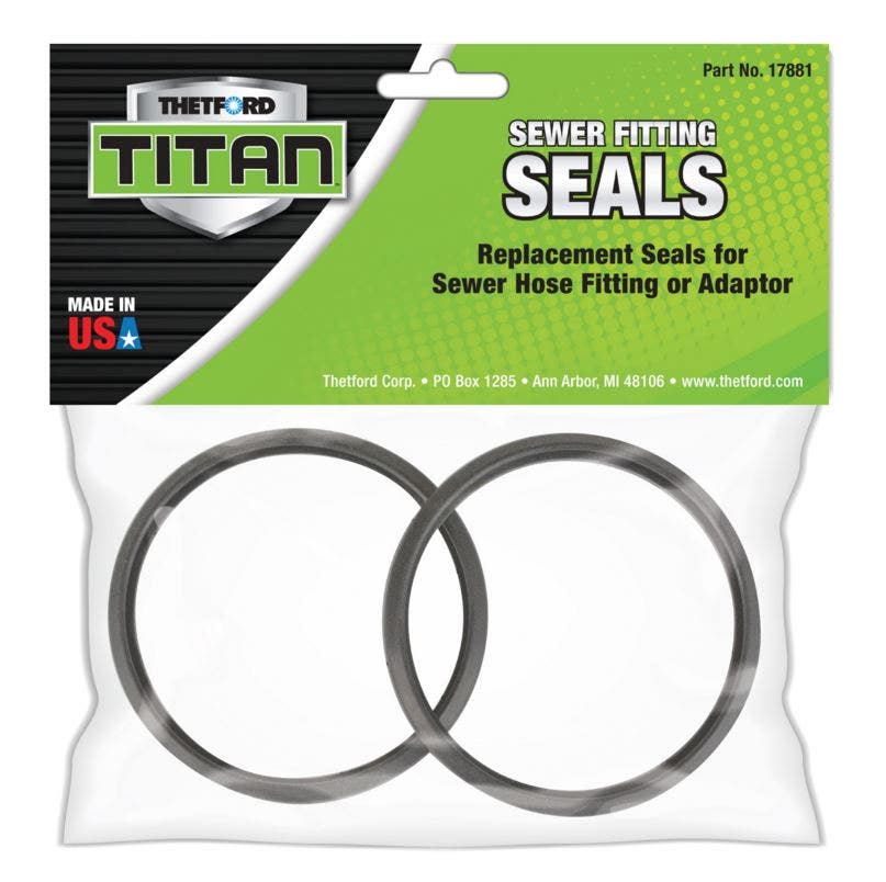 Thetford Titan Rv Sewer Hose Fitting Seals 17881  16387/33339 Toilet Fresh Water
