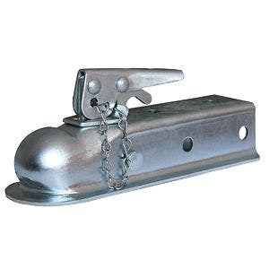 Husky 87073 2" Ball 2" Width Straight Coupler With Chain   2  Ball 2  Width