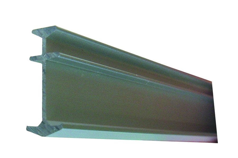 Jr Products 80251 I-Beam Track - Type B, 96"   Window Curtain Track; Color -