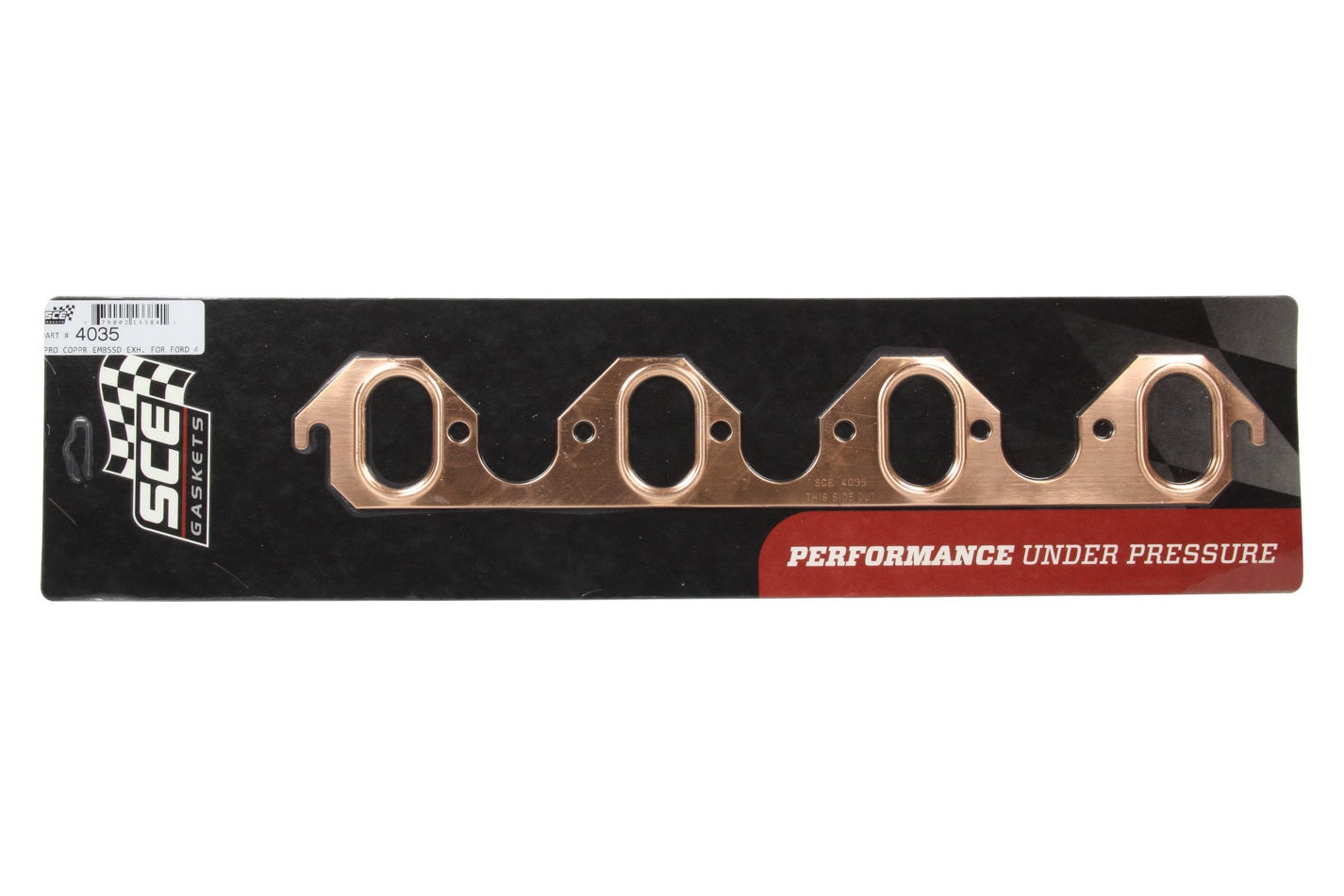 Sce Gasket 4035 Copper Embossed Exhaust Gasket Sce Gasket  Copper Embossed
