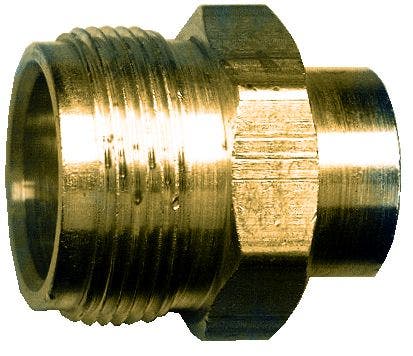 Jr Products 07-30145 Cylinder Thread Adapter   Propane Adapter Fitting; End