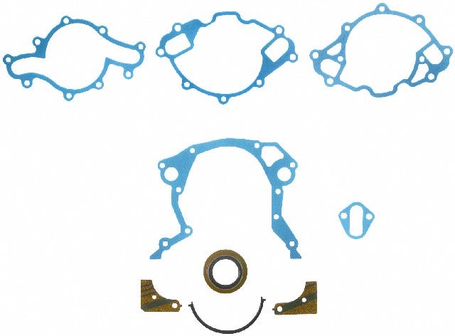 Fel-Pro Engine Timing Cover Gasket Set P/N:Tcs 45449   Timing Cover Gasket Set