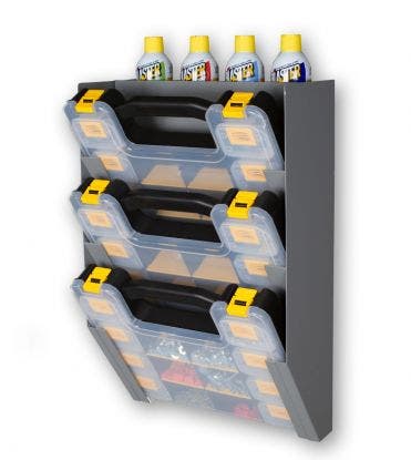 Kargo Master Hanging 3 Tote Holder Kargo Master Hanging 3 Tote Holder