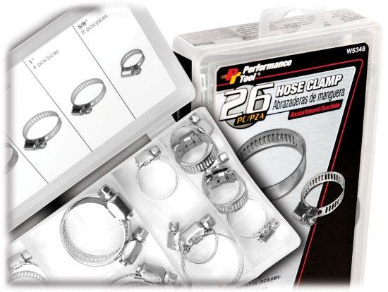 Performance Tool W5348 26-Piece Hose Clamp Assortment   26-Piece Hose Clamp