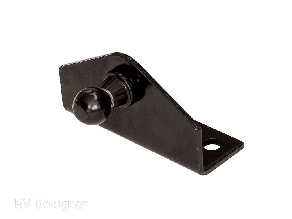 Rv Designer G825, Gas Prop Bracket, 3/4 Inch Angled, 10 Mm Ball, 2 Per Pack,